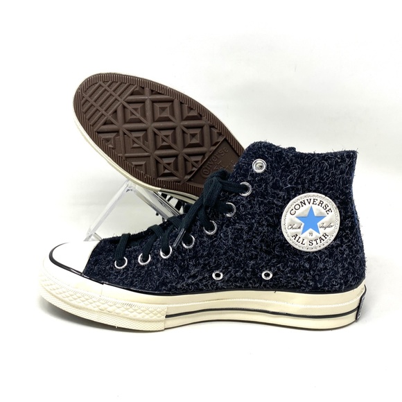 Converse Chuck 70 All Star High Top Black Suede Men Sneakers Casual Size 172144C - Picture 8 of 10